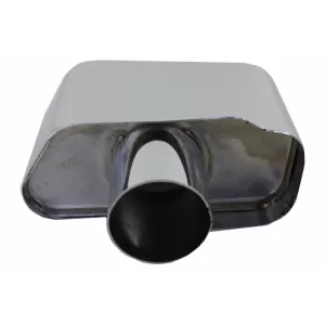 Stoßstange für BMW 5 F10 11-17 M-Performance Look Seitenschweller Diffusor Tipps Chrom-image-6076380