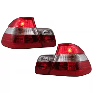 image-27-Задни светлини подходящи за BMW 3 Series E46 Седан (05.1998-08.2001) Червени и Бяло