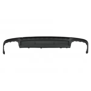 Diffusor & Auspuff Tipps für Audi A6 C8 4K Avantlimousine 2018+ S6 Look Matt-schwarz-image-6080087