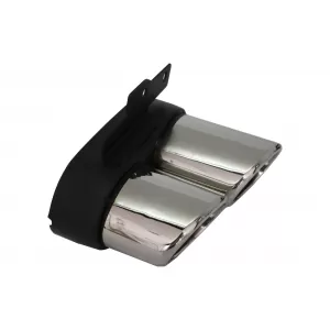 Diffusor & Auspuff Tipps für Audi A6 C8 4K Avantlimousine 2018+ S6 Look Matt-schwarz-image-6080096