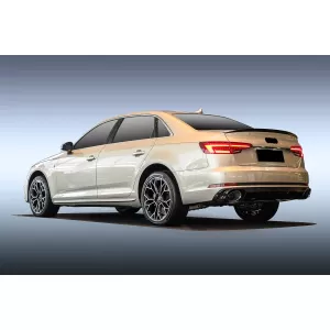Auspuff Schalldämpfer Tipps Endrohre für Audi A4 B9 2016-2019 A5 F5 2017-2019 Chrom-image-6079525