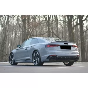 Auspuff Schalldämpfer Tipps Endrohre für Audi A4 B9 2016-2019 A5 F5 2017-2019 Schwarz-image-6079540