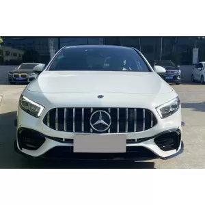Front Bumper suitable for Mercedes A-Class W177 Hatchback / V177 Sedan (2018-2022) A45 Design