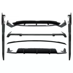 Aero Body Kit suitable for BMW X5 G05 (2018-2022) M-Tech Black Knight Design Carbon Fiber