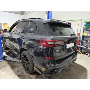 Aero Body Kit suitable for BMW X5 G05 (2018-2022) M-Tech Black Knight Design Carbon Fiber