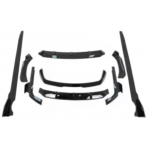 Aero Body Kit BMW X7 G07 (2018-tól) modellekhez, M-Tech Black Knight Dizájn, zongorafekete-image-6089114