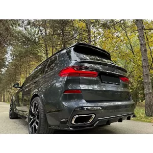 Aero Body Kit BMW X7 G07 (2018-tól) modellekhez, M-Tech Black Knight Dizájn, zongorafekete-image-6108204