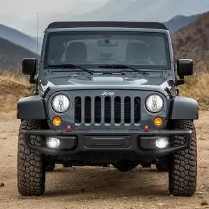 Proiectoare Ceata Full LED Dublu Proiector compatibil cu Jeep Wrangler JK TJ JL (1996-2018) 4 Inch-image-6080578