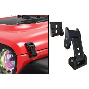 image-55-Motorháztető retesz zár Jeep Wrangler JK JL (2007-2018), szatén fekete