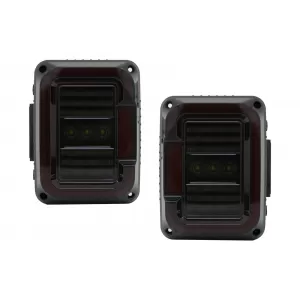 Stopuri Full LED compatibil cu JEEP Wrangler JK (2007-2017) Fumuriu-image-6080629