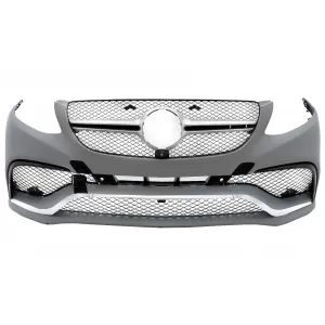 image-63-Vorderseite Stoßstange für Mercedes GLE Coupe C292 2015-2019 GLE63 Design Kühlergrill PDC