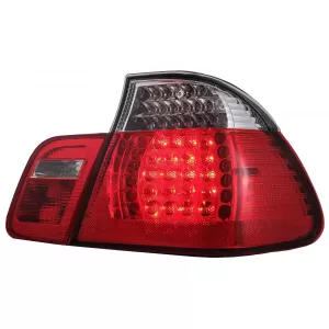 Stopuri LED compatibil cu BMW Seria 3 E46 Limuzina 4Usi (09.2001-03.2005) Rosu Clar-image-6078580