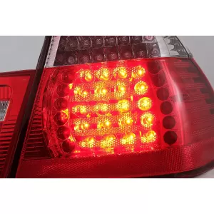 Stopuri LED compatibil cu BMW Seria 3 E46 Limuzina 4Usi (09.2001-03.2005) Rosu Clar-image-6078581