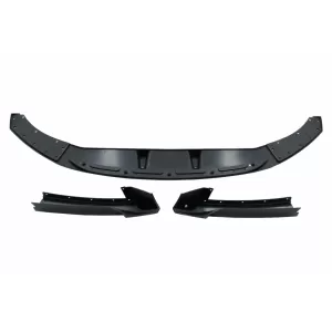 Difuzor Bara Spate Evacuare Dubla cu Prelungire Bara Fata si Extensii Praguri Laterale compatibil cu BMW Seria 2 F22/F23 (2013-up) M Performance Design Negru Lucios-image-6077014