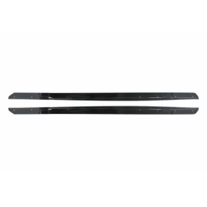 Difuzor Bara Spate Evacuare Dubla cu Prelungire Bara Fata si Extensii Praguri Laterale compatibil cu BMW Seria 2 F22/F23 (2013-up) M Performance Design Negru Lucios-image-6077017