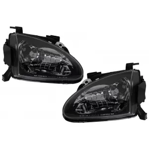 image-9-Fényszóró Honda CRX DEL SOL (03.1992-1997) modellekhez, Fekete
