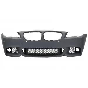 Pachet Exterior compatibil cu BMW Seria 5 F10 (2011-2014) cu Prelungire Bara Fata si Difuzor M-Performance Design-image-6077318