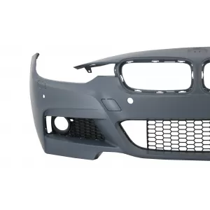 Pachet Exterior cu Prelungire Bara Fata si Difuzor compatibil cu BMW Seria 3 F30 (2011-2019) M-Performance Design Carbon-image-6077383
