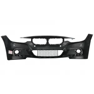 Pachet Exterior cu Prelungire Bara Fata si Difuzor compatibil cu BMW Seria 3 F30 (2011-2019) M-Performance Design Carbon-image-6077384