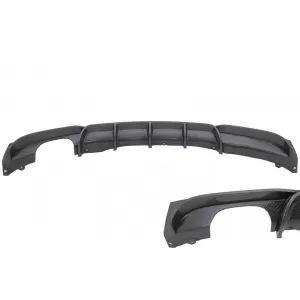 Pachet Exterior cu Prelungire Bara Fata si Difuzor compatibil cu BMW Seria 3 F30 (2011-2019) M-Performance Design Carbon-image-6077420