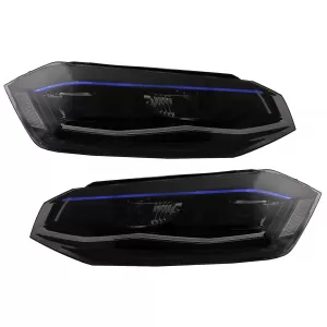 Full LED Фарове , подходящи за VW Polo AW MK6 (2018-2020) с Динамичен стартиране и последователни Въртящи се светлини-image-6082617