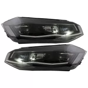 Full LED Фарове , подходящи за VW Polo AW MK6 (2018-2020) с Динамичен стартиране и последователни Въртящи се светлини-image-6082626