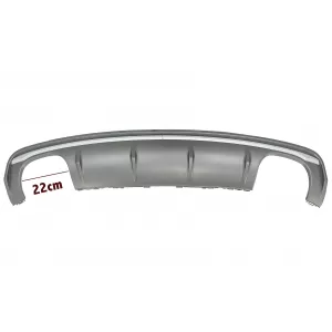 Diffusor Abgassystem Schwarz für AUDI A3 8V Limousine 12-15 S3 Look nur Standard-image-6077822