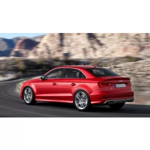 Diffusor Abgassystem Schwarz für AUDI A3 8V Limousine 12-15 S3 Look nur Standard-image-6077823