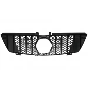 Grila centrala compatibil cu Mercedes ML W164 (2005-2008) Negru Crom GTR Panamericana Design-image-6084766