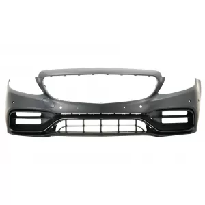 Frontstoßstange Diffusor Doppelt Tipps für Mercedes C A205 C205 2014-2019 C63 Look-image-6077945