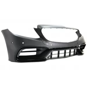 Frontstoßstange Diffusor Doppelt Tipps für Mercedes C A205 C205 2014-2019 C63 Look-image-6077946