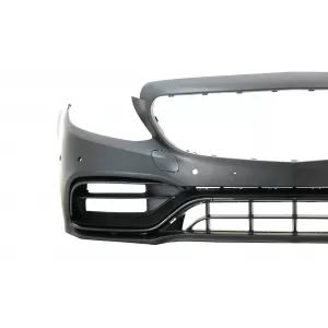 Frontstoßstange Diffusor Doppelt Tipps für Mercedes C A205 C205 2014-2019 C63 Look-image-6077947