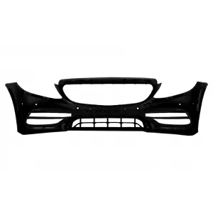 Frontstoßstange Diffusor Doppelt Tipps für Mercedes C A205 C205 2014-2019 C63 Look-image-6077948