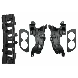 Frontstoßstange Diffusor Doppelt Tipps für Mercedes C A205 C205 2014-2019 C63 Look-image-6077963