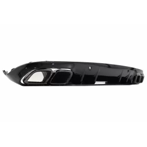 Pare-chocs avant Diffuseur pour Mercedes C A205 C205 2014-2019 C63 Look Noir brillant-image-6078009