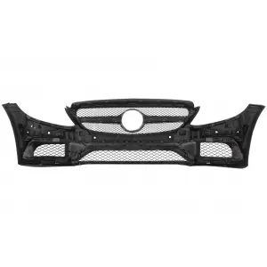 Pare-chocs avant Grilles Diffuseur Conseils pour MERCEDES C C205 A205 2014-2019 C63 Look-image-6078125