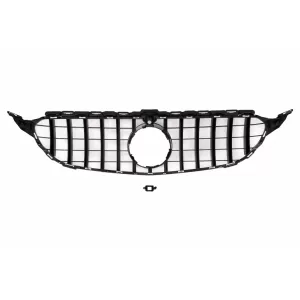 Stoßstange für Mercedes C W205 S205 14-18 Gitter Diffusor Schalldämpfer Tipps C63 Look-image-6099974