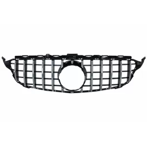 Stoßstange Gitter Ohne Kamera Diffusor Tipps für MERCEDES C W205 S205 14-18 C63 Look-image-6078754