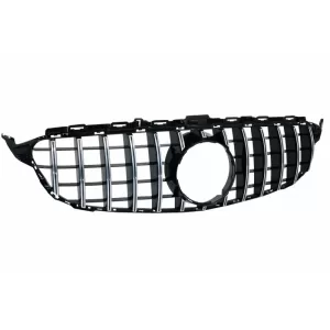 Stoßstange Gitter Ohne Kamera Diffusor Tipps für MERCEDES C W205 S205 14-18 C63 Look-image-6078755
