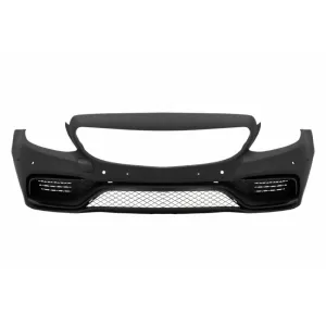 Stoßstange Gitter Ohne Kamera Diffusor Tipps für MERCEDES C W205 S205 14-18 C63 Look-image-6078757