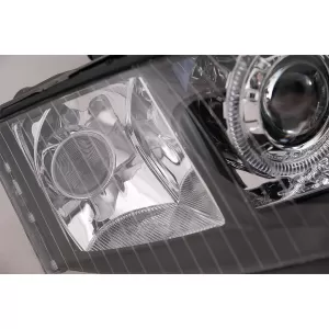 Angel Eyes Scheinwerfer Xenon für Audi A6 4B C5 06.2001-05.2004 LHD oder RHD Schwarz-image-6079308