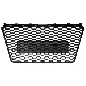 Grila Bara Fata compatibil cu Audi A7 4G Pre-Facelift (2010-2014) RS7 Design Negru Lucios-image-6082198