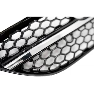 Grile Laterale Proiectoare compatibil cu Audi A3 8V (2013-2015) RS3 Design Negru Lucios-image-6082996