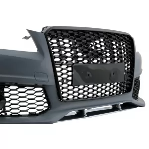 Stoßstange für Audi A8 D4 4H 10-13 Kühlergrill RS Look PDC SRA Dummy ACC Cover-image-6082747