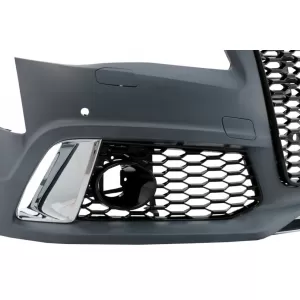 Stoßstange für Audi A8 D4 4H 10-13 Kühlergrill RS Look PDC SRA Dummy ACC Cover-image-6082748