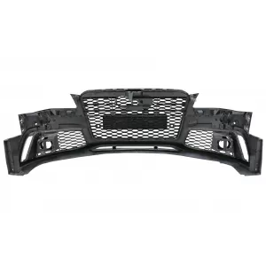 Stoßstange für Audi A8 D4 4H 10-13 Kühlergrill RS Look PDC SRA Dummy ACC Cover-image-6082749