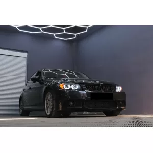 U-LED 3D Scheinwerfer Xenon für BMW 3 E90 Limo E91 Touring 03.05-08.08 LHD Schwarz-image-6104617