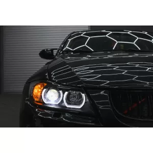 U-LED 3D Scheinwerfer Xenon für BMW 3 E90 Limo E91 Touring 03.05-08.08 LHD Schwarz-image-6104619