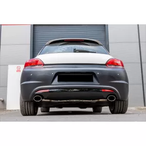 Exhaust System Double Outlet Single Exhaust Pipes suitable for VW Scirocco (2008-up) R Design