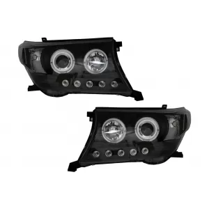 image-15-LED nappali menetfényes fényszóró Toyota Land Cruiser FJ200 (2008-2012), Facelift 2012 dizájn, fekete